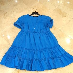 Zara blue dress Size S